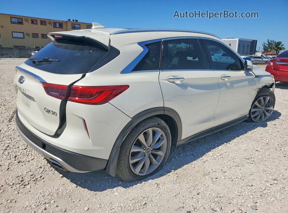3PCAJ5M19KF130980 2019 INFINITI QX50 Белый Задняя правая четверть