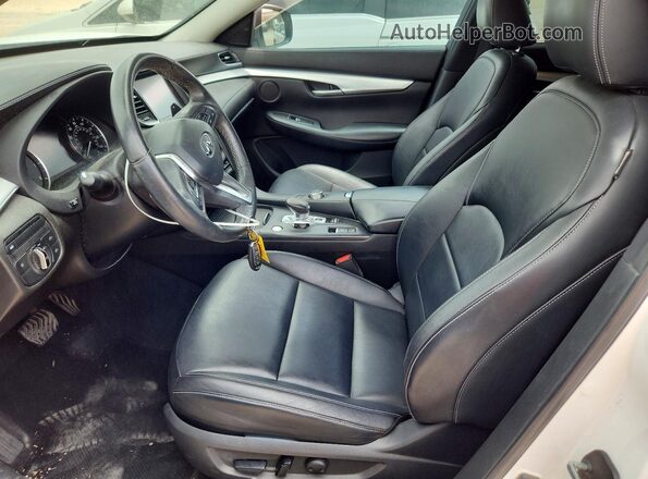 3PCAJ5M19KF134639 2019 INFINITI QX50 White Widok wnętrza z przodu