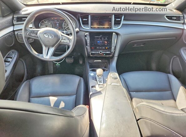 3PCAJ5M19LF106597 2020 INFINITI QX50 Black Вид панелі приладів