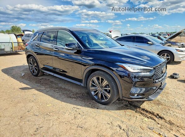 3PCAJ5M19LF106597 2020 INFINITI QX50 Black Передня права чверть