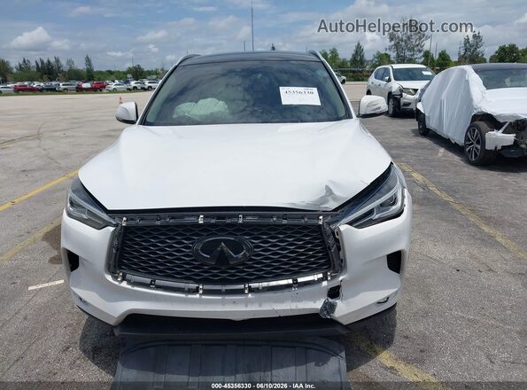 3PCAJ5M19LF111766 2020 INFINITI QX50 White Սարքավորումների վահանակի տեսք