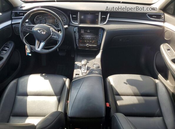 3PCAJ5M1XLF119522 2020 INFINITI QX50 Black წინა პანელის ხედი