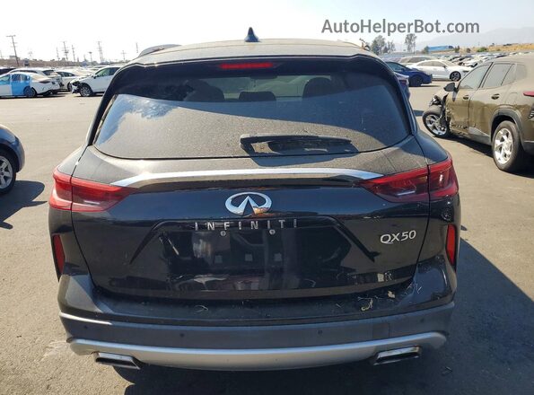 3PCAJ5M1XLF119522 2020 INFINITI QX50 Black უკანა ხედი