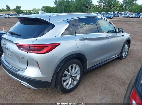 3PCAJ5M30KF102096 2019 INFINITI QX50 Silver Trasero derecho