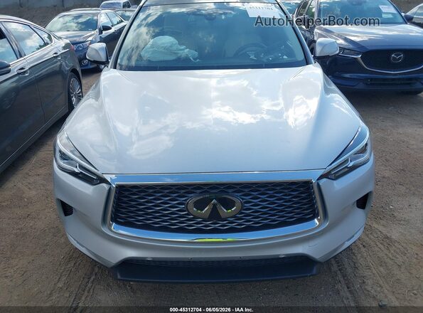 3PCAJ5M30KF102096 2019 INFINITI QX50 Silver Vista del cuadro de instrumentos