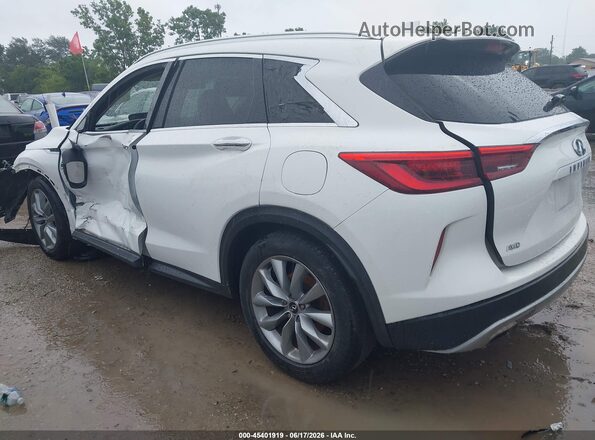 3PCAJ5M30KF132327 2019 INFINITI QX50 White უკანა მარცხენა