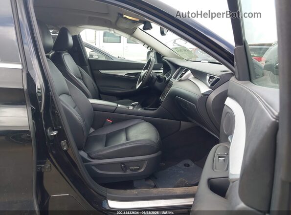 3PCAJ5M30LF112659 2020 INFINITI QX50 Black Front interior view