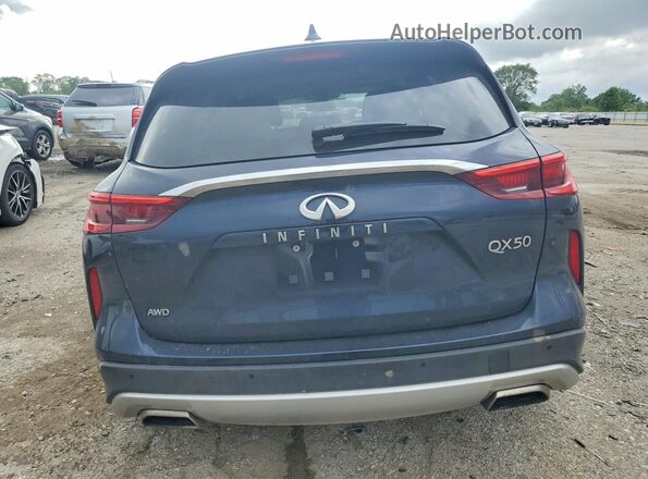 3PCAJ5M30LF114329 2020 INFINITI QX50 Синий Вид сзади