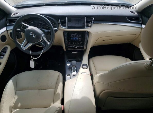 3PCAJ5M30LF114329 2020 INFINITI QX50 Синий Вид панели приборов