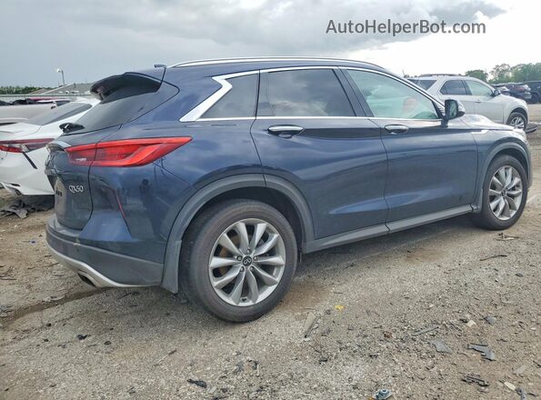 3PCAJ5M30LF114329 2020 INFINITI QX50 Синий Задняя правая четверть