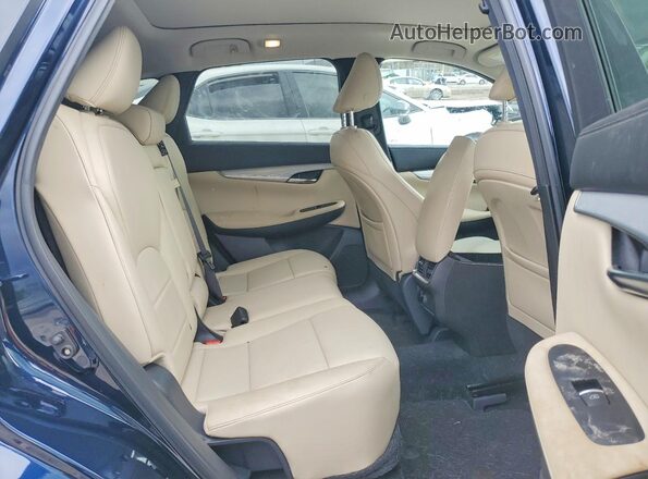 3PCAJ5M30LF114329 2020 INFINITI QX50 Синий Вид задней части салона