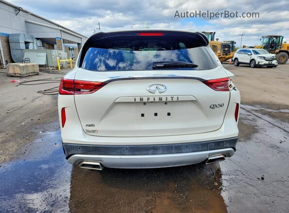 3PCAJ5M31KF121322 2019 INFINITI QX50 White 