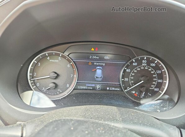 3PCAJ5M32KF117618 2019 INFINITI QX50 Gray Вид щитка приладів