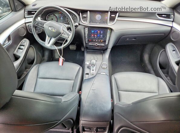 3PCAJ5M32KF117618 2019 INFINITI QX50 Gray Вид панелі приладів