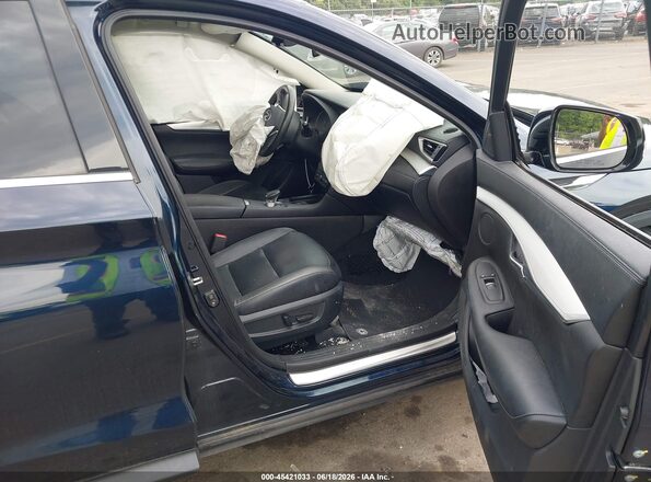 3PCAJ5M32KF145726 2019 INFINITI QX50 Синий Вид салона спереди