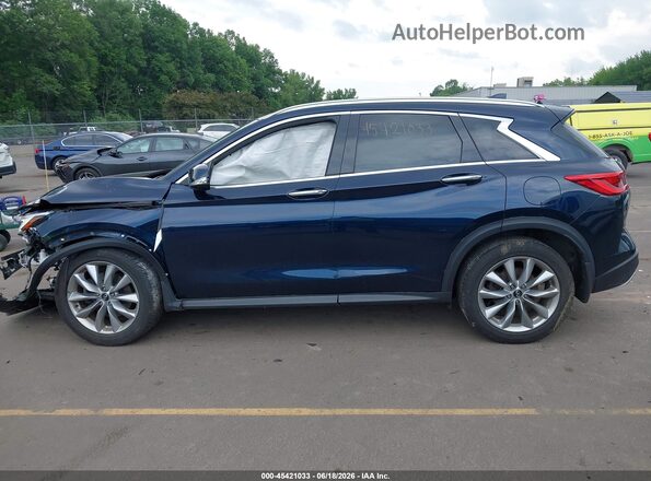 3PCAJ5M32KF145726 2019 INFINITI QX50 Синий Панорамный вид салона 360°