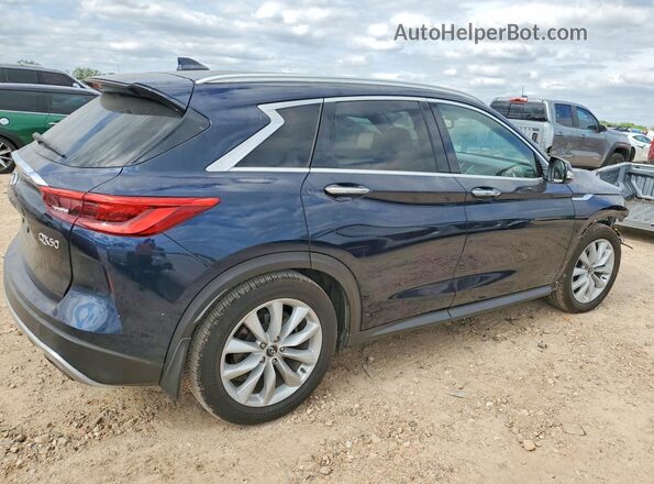 3PCAJ5M33KF100794 2019 INFINITI QX50 Blue Задня права чверть