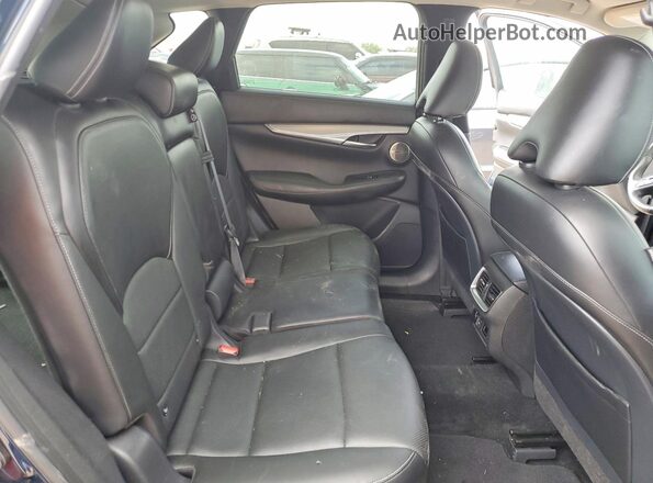 3PCAJ5M33KF100794 2019 INFINITI QX50 Blue Вид задніх сидінь