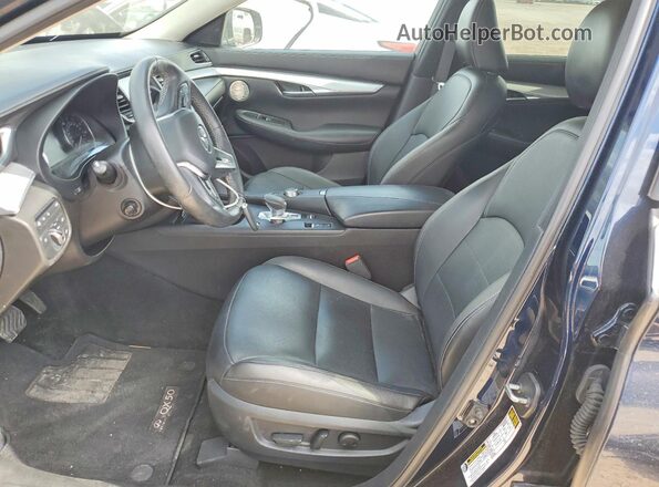 3PCAJ5M33KF100794 2019 INFINITI QX50 Blue Вид салону спереду