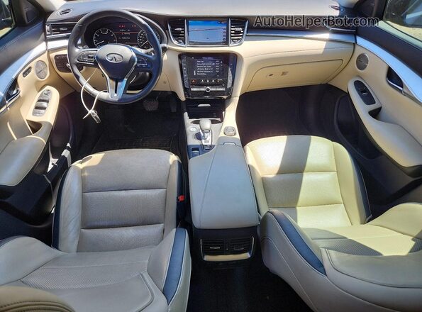 3PCAJ5M33KF110970 2019 INFINITI QX50 Черный Вид панели приборов