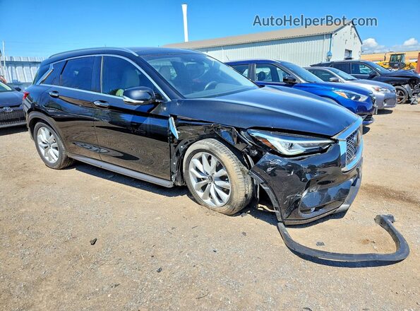 3PCAJ5M33KF110970 2019 INFINITI QX50 Черный Передняя правая четверть