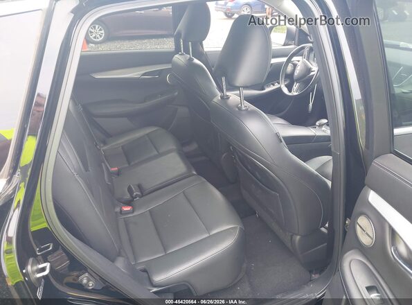 3PCAJ5M33KF128319 2019 INFINITI QX50 Black VIN კოდის სტიკერის ხედი