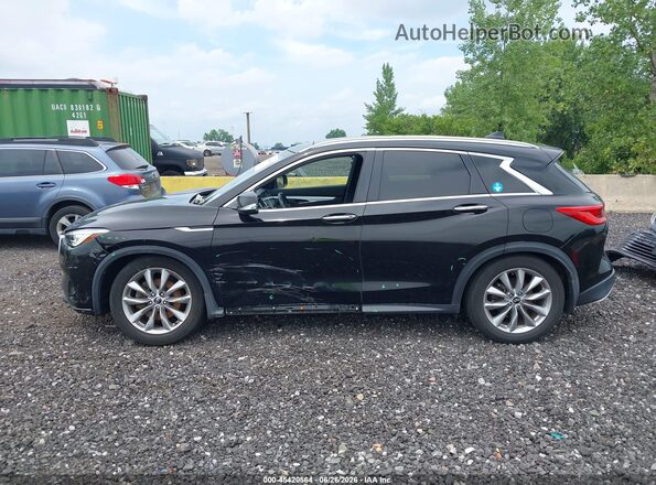 3PCAJ5M33KF128319 2019 INFINITI QX50 Black სალონის 360-გრადუსიანი ხედი