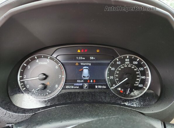 3PCAJ5M33LF111733 2020 INFINITI QX50 White Vista del cuadro de instrumentos