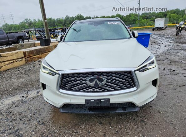 3PCAJ5M33LF111733 2020 INFINITI QX50 White Vista frontal