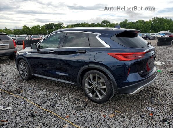 3PCAJ5M34KF130158 2019 INFINITI QX50 Blue Trasero izquierdo