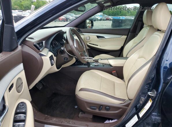 3PCAJ5M34KF130158 2019 INFINITI QX50 Blue Vista interior delantera