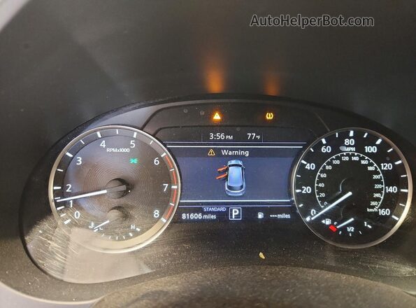 3PCAJ5M34KF131245 2019 INFINITI QX50 Black Widok zestawu wskaźników