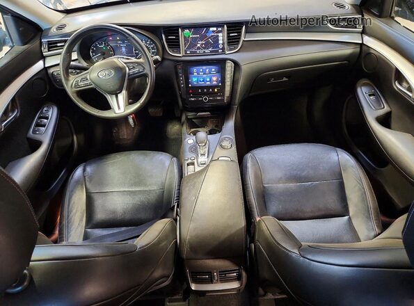 3PCAJ5M34KF131245 2019 INFINITI QX50 Black Widok deski rozdzielczej