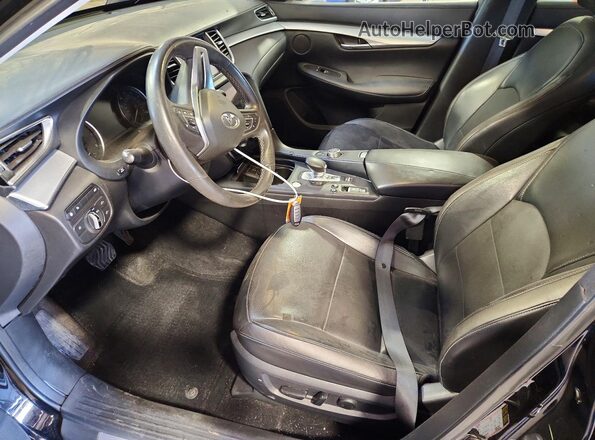 3PCAJ5M34KF131245 2019 INFINITI QX50 Black Widok wnętrza z przodu