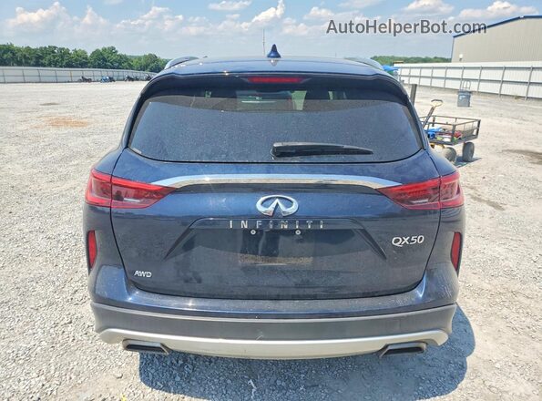 3PCAJ5M34KF144433 2019 INFINITI QX50 Blue Vista trasera