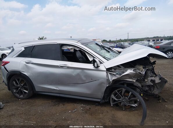 3PCAJ5M34KF147171 2019 INFINITI QX50 Silver უკანა სალონის ხედი