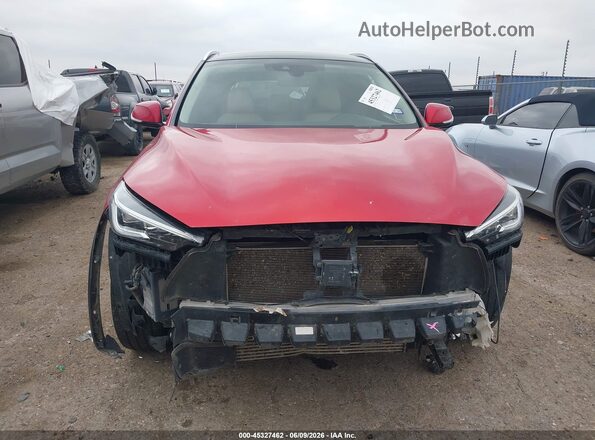 3PCAJ5M34LF102328 2020 INFINITI QX50 Красный Вид задней части салона