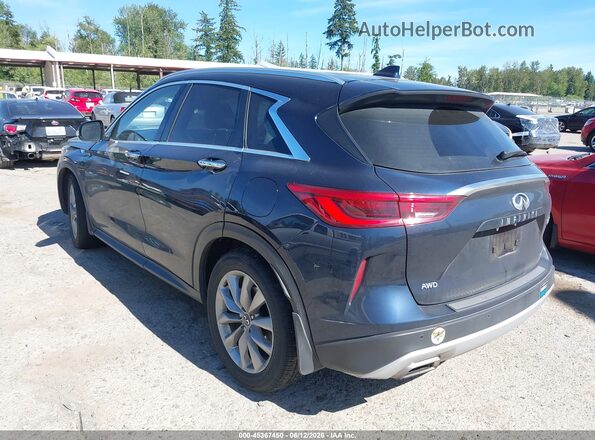 3PCAJ5M34LF119291 2020 INFINITI QX50 Dark Blue Задняя левая четверть