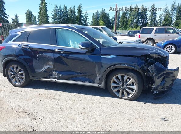 3PCAJ5M34LF119291 2020 INFINITI QX50 Dark Blue Вид спереди