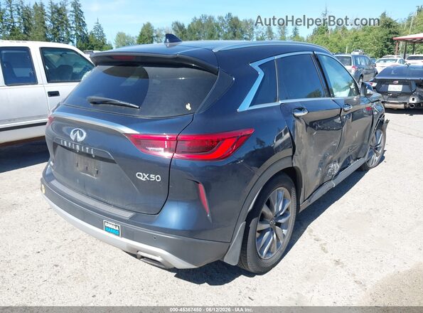 3PCAJ5M34LF119291 2020 INFINITI QX50 Dark Blue Задняя правая четверть