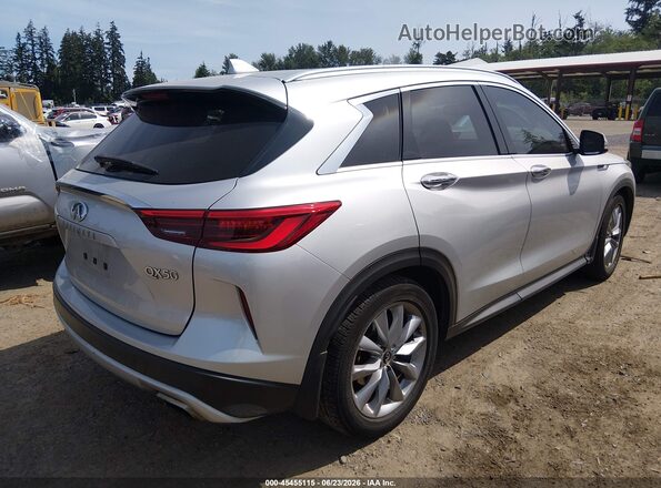 3PCAJ5M35KF140892 2019 INFINITI QX50 Silver Задня права чверть