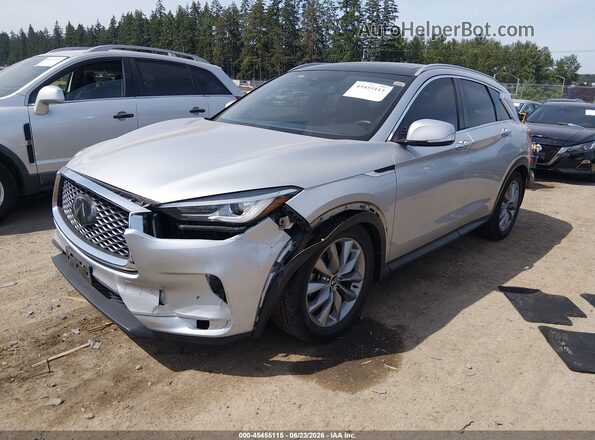3PCAJ5M35KF140892 2019 INFINITI QX50 Silver Передня ліва чверть