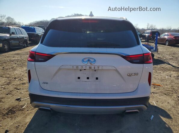3PCAJ5M35LF111054 2020 INFINITI QX50 White Widok z tyłu