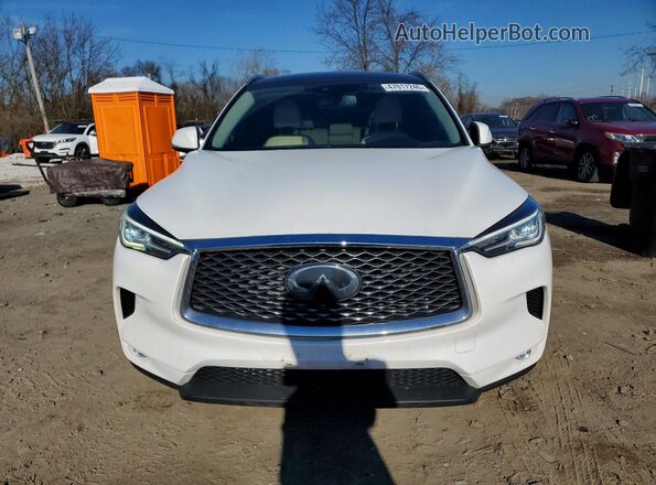 3PCAJ5M35LF111054 2020 INFINITI QX50 White Widok z przodu