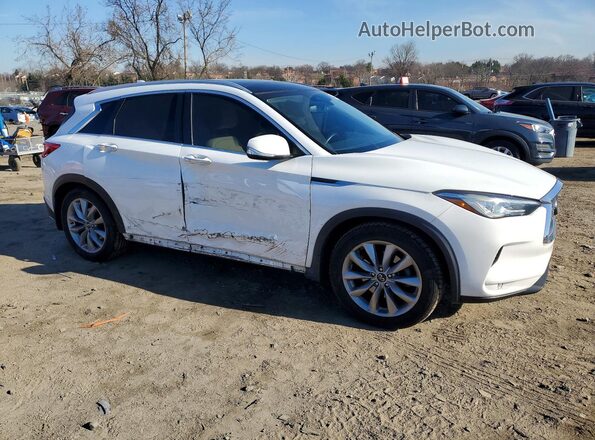 3PCAJ5M35LF111054 2020 INFINITI QX50 White Przód prawy