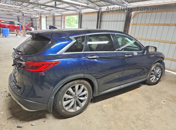 3PCAJ5M36LF103819 2020 INFINITI QX50 Blue Задня права чверть