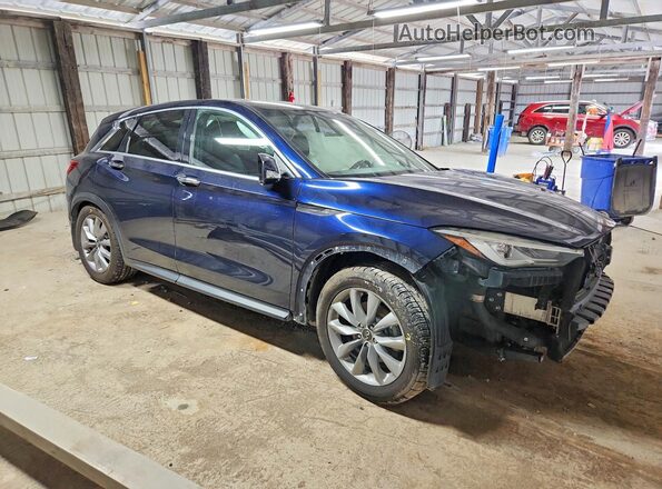 3PCAJ5M36LF103819 2020 INFINITI QX50 Blue Передня права чверть