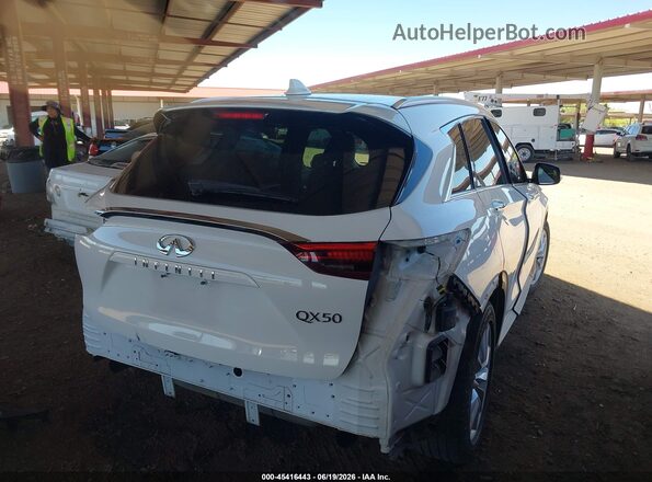 3PCAJ5M37KF101415 2019 INFINITI QX50 White Задня права чверть