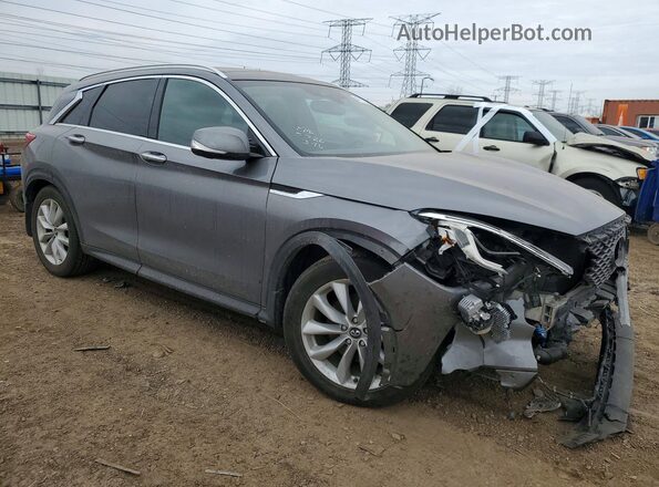 3PCAJ5M37KF126797 2019 INFINITI QX50 Gray Przód prawy