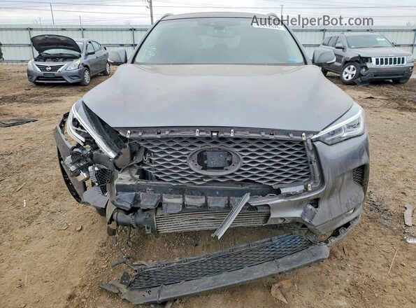 3PCAJ5M37KF126797 2019 INFINITI QX50 Gray Widok z przodu